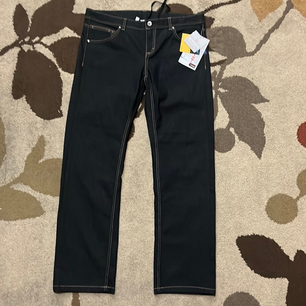 NWT Athleta Frontier jeans Blue Denim Plus size 16 - Picture 2 of 10